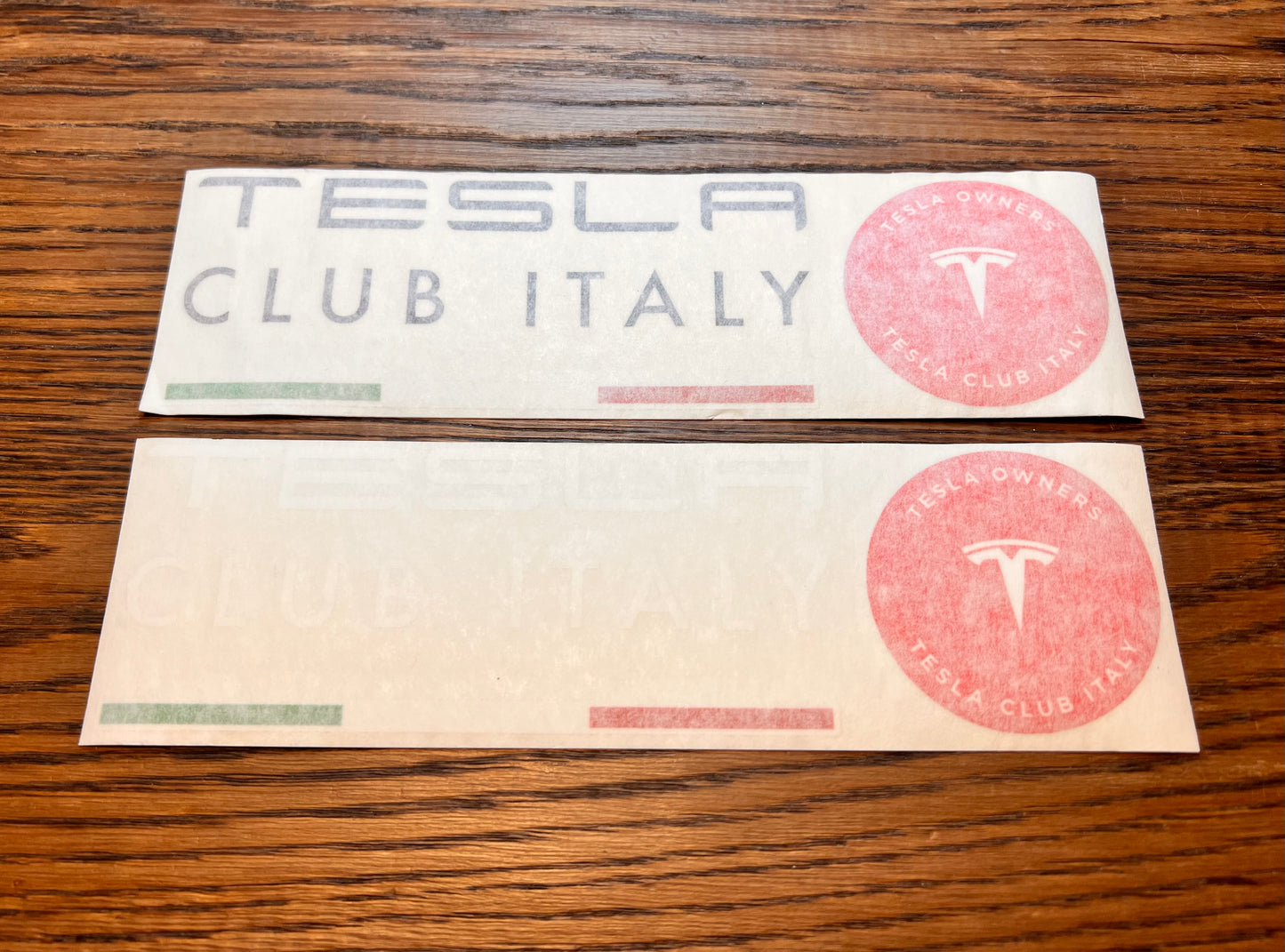Adesivo Tesla Club Italy per auto - versione 2.0