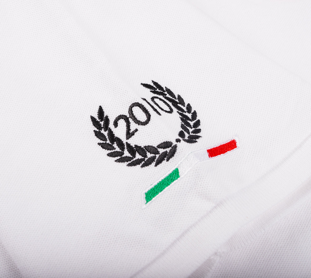 Polo bambino/bambina (unisex) Tesla Club Italy, colore bianco