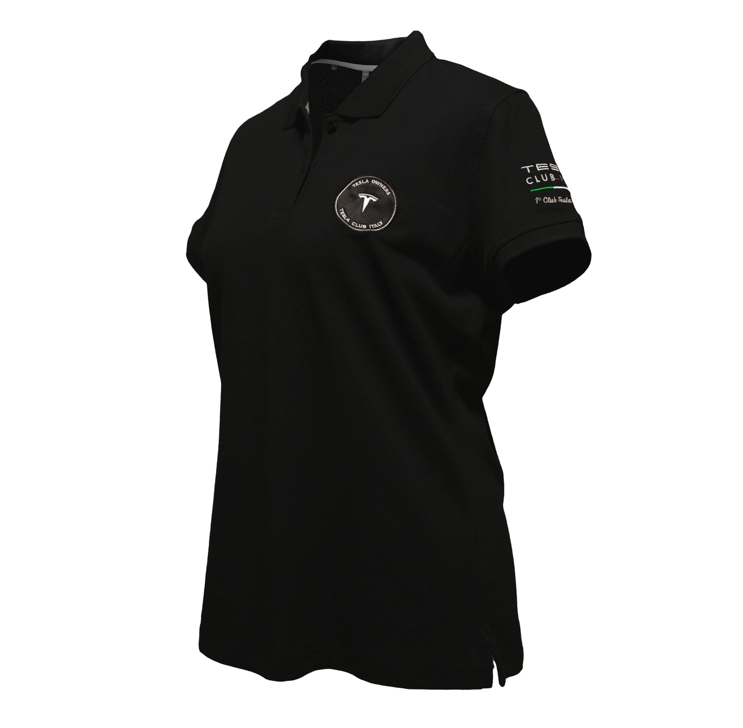 Polo donna Tesla Club Italy, colore nero