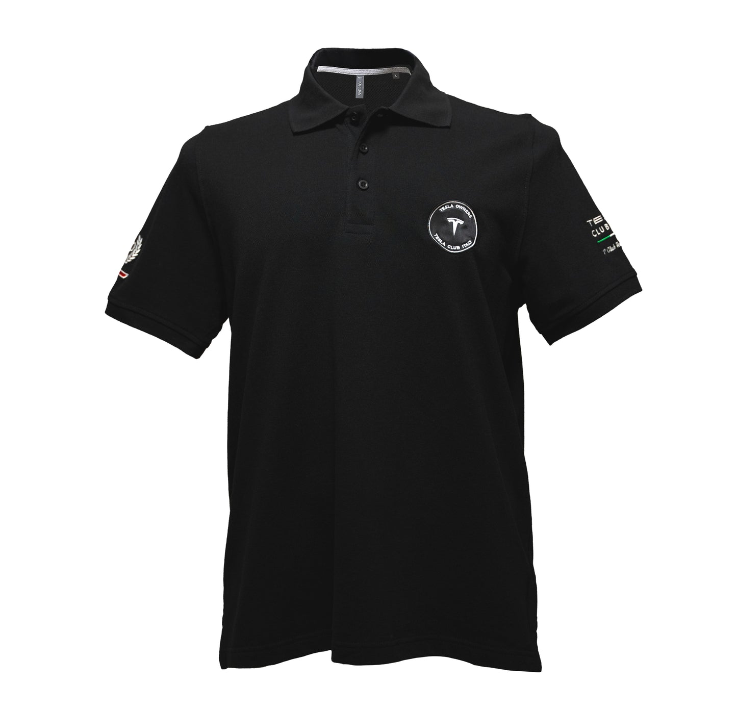 Polo uomo Tesla Club Italy, colore nero