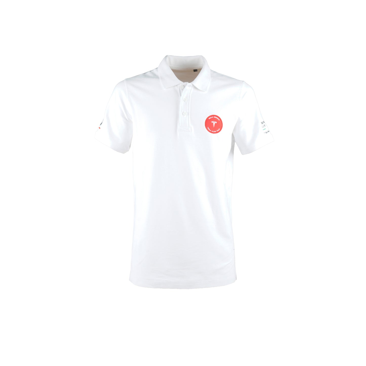 Polo uomo Tesla Club Italy, colore bianco