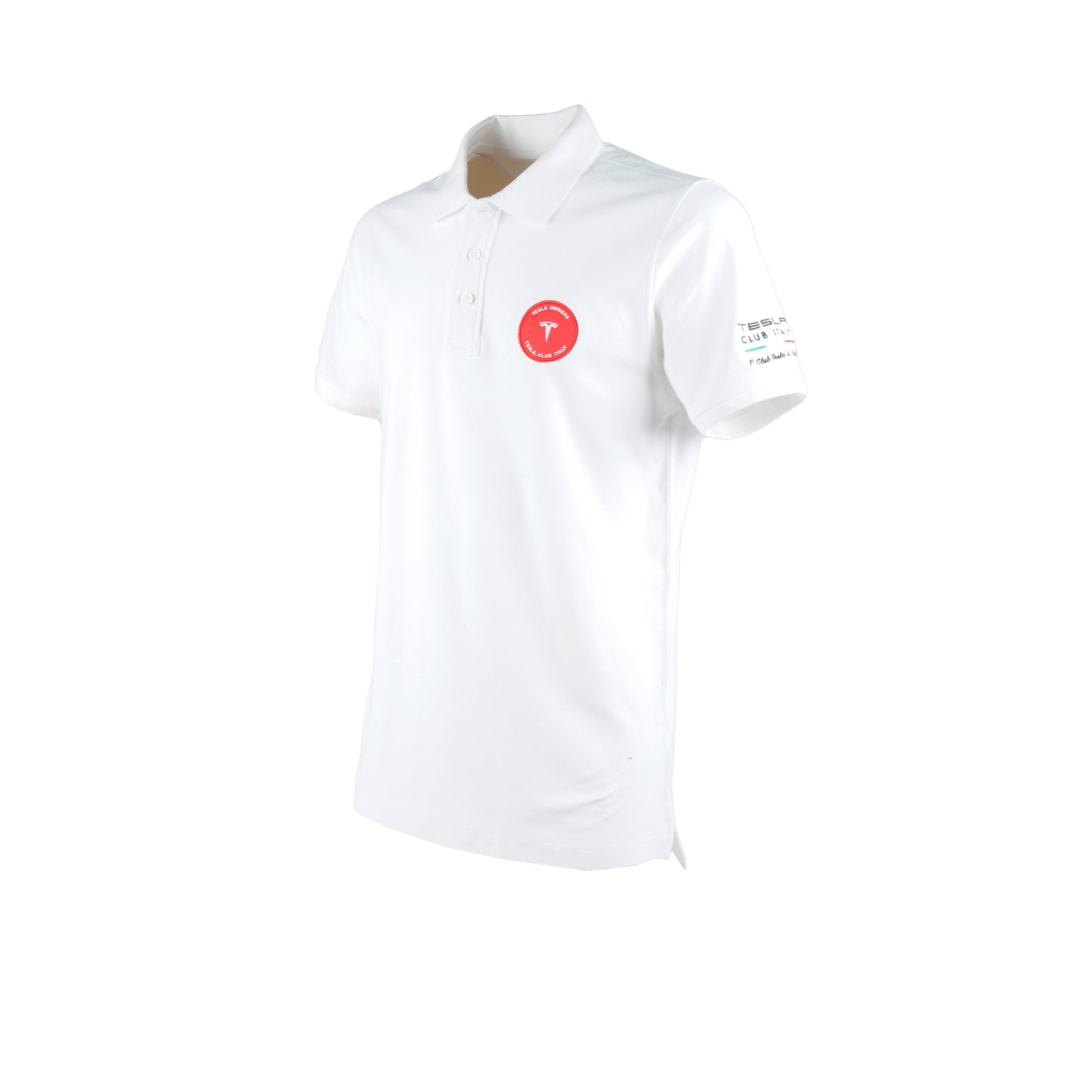 Polo uomo Tesla Club Italy, colore bianco